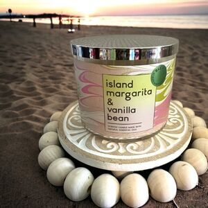 Island Margarita Vanilla Bean Candle Bath & Body Works BBW